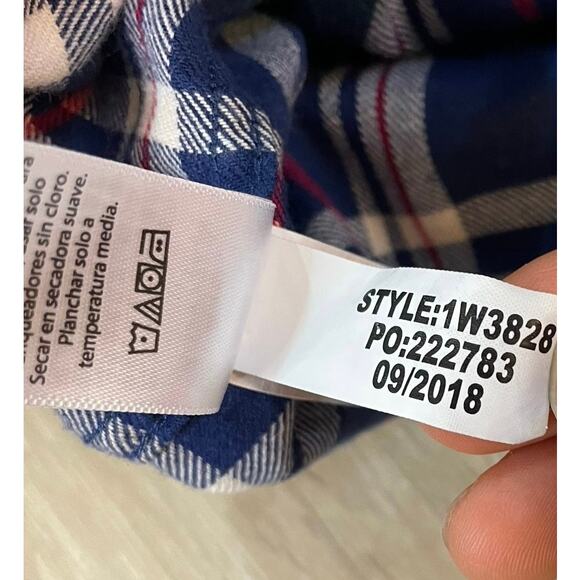 Vineyard Vines Classic Fit Tucker Shirt L Plaid Flannel Long Sleeve Cotton - Picture 10 of 10